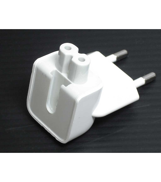 Адаптер-переходник Europlug (Евровилка) для блоков питания Apple