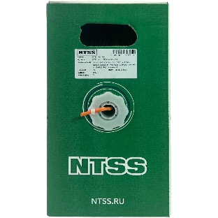 Кабель информационный NTSS NTSS-IN-UTP4-5Е-LSZH-OR кат.5E U/UTP 4X2X24AWG LSZH внутренний 305м оранжевый