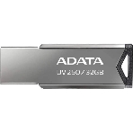 Флешка USB ADATA UV250 (AUV250-32G-RBK), 32Gb, USB 2.0, R/W 25/10, серебристый, фото3