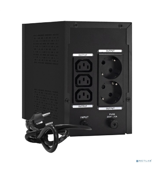 Источник бесперебойного питания ExeGate EX292801RUS SpecialPro UNB-1600.LED.AVR.2SH.3C13 1600VA/950W, LED, AVR, 2*Schuko+3*C13, съемн.кабель, металлический корпус, черный