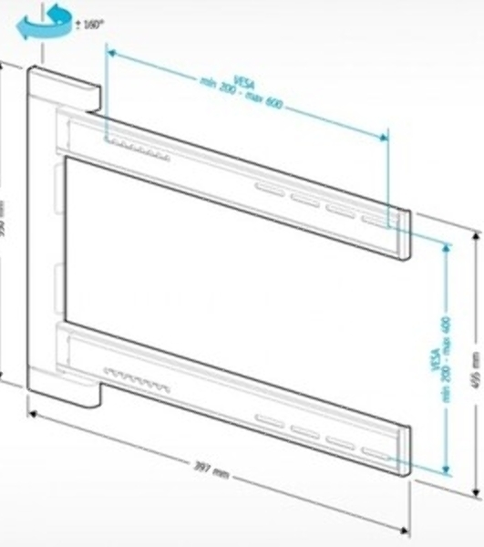Кронштейн Holder LEDS-7023 черный
