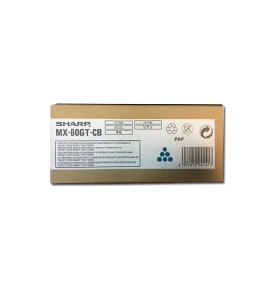 Картридж лазерный голубой Sharp Sphinx/Phoenix/Griffin (12K) MX60GTCB/MX61GTCB