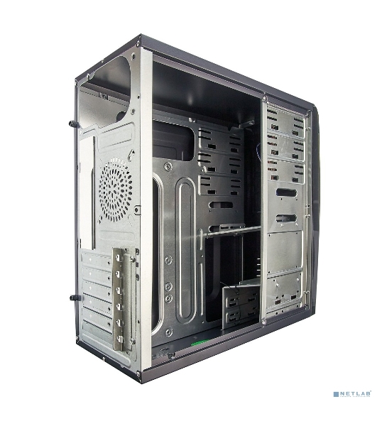 Компьютерный корпус Miditower ExeGate EX280386RUS CP-604 Black, ATX, (CP350W, 80мм), 2хUSB, Audio