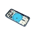Задняя крышка (корпус) в сборе с рамкой для Apple iPhone 12 Mini синяя, фото2