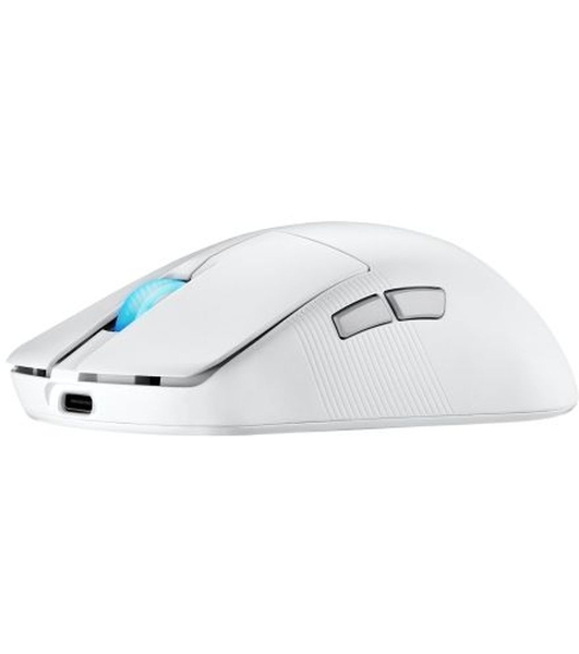 Мышь беспроводная ASUS ROG Harpe Ace Mini белый, 42000 dpi, радиоканал, Bluetooth, USB, кнопки - 5