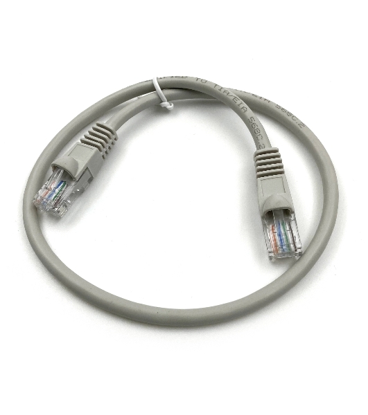 Патч-корд Buro cat.5e molded 0.5м серый RJ-45 (m)-RJ-45 (m)