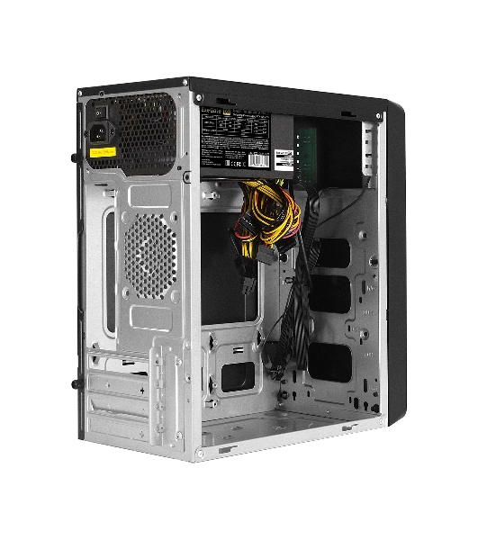 Компьютерный корпус Minitower ExeGate mEVO-7805-XP600 (mATX, БП XP600 с вент. 12см, 2*USB+1*USB 3.0, аудио, черный, с 2*RGb подсветкой)