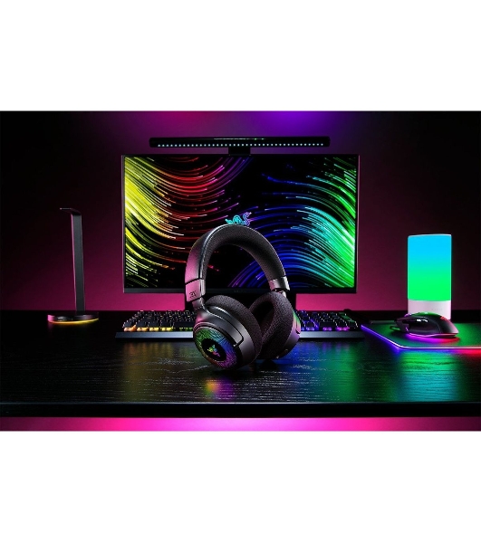 Гарнитура Razer Kraken V4 чёрный, беспроводная, bluetooth, до 70 ч, подсветка