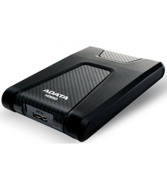 Внешний HDD 2.5' ADATA HD650, 1TB, USB 3.2 Gen 1 Type-A, 5400 rpm, черный