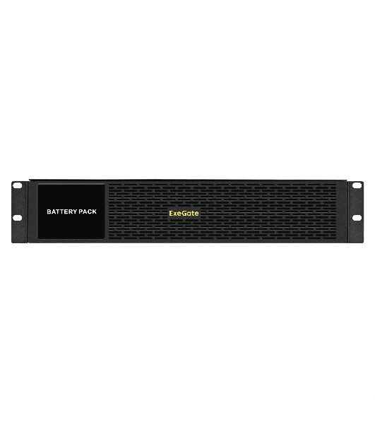 Батарейный блок ExeGate PowerExpert BX-2U5000.48V.8S7Ah для UHB-5000 (батареи 12V 7.2Ah - 8шт, Rackmount 2U/Tower, металлический корпус, черный)