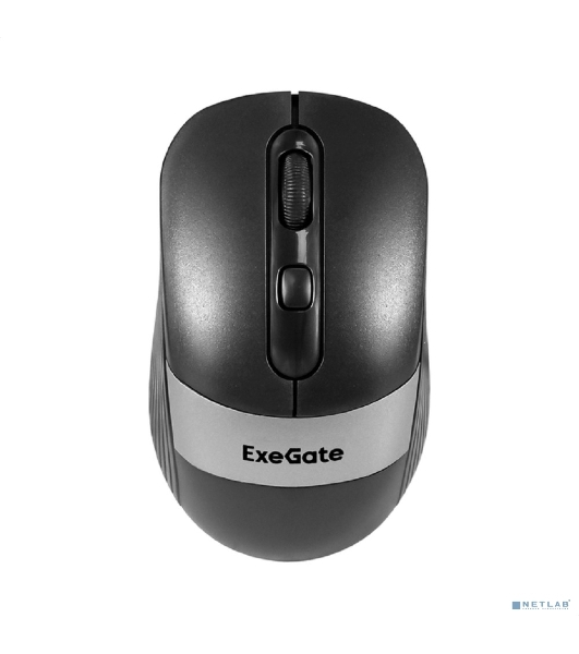 Мышь беспроводная ExeGate Professional Standard FG-10 черный, 1200 dpi, радиоканал, USB, кнопки - 4