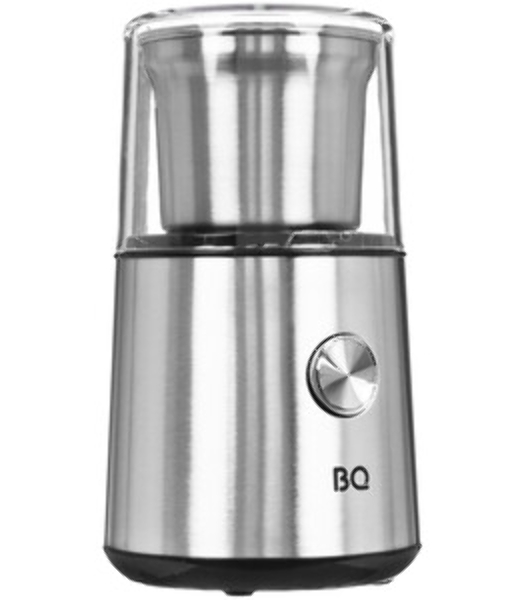Кофемолка BQ CG1003, 200 Вт, 85 г максимальная загрузка, стальной/черный