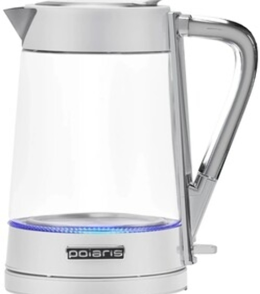Чайник электрический Polaris PWK 1715 CGL Water Way Pro, Белый