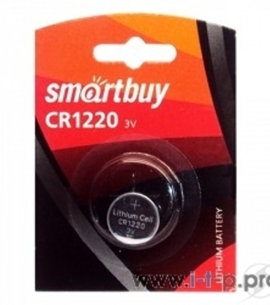 Батарейка Smartbuy CR1220/1B (12/720) (SBBL-1220-1B) (1 шт. в уп-ке)