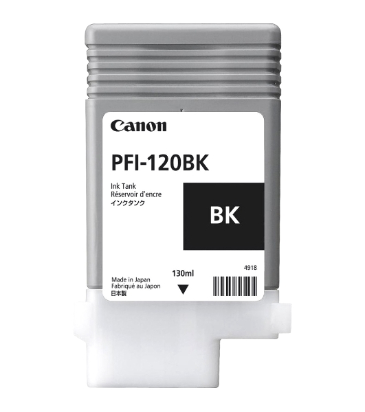 Картридж струйный Canon PFI-120 BK 2885C001 черный (130 мл) для Canon imagePROGRAF TM-200/205