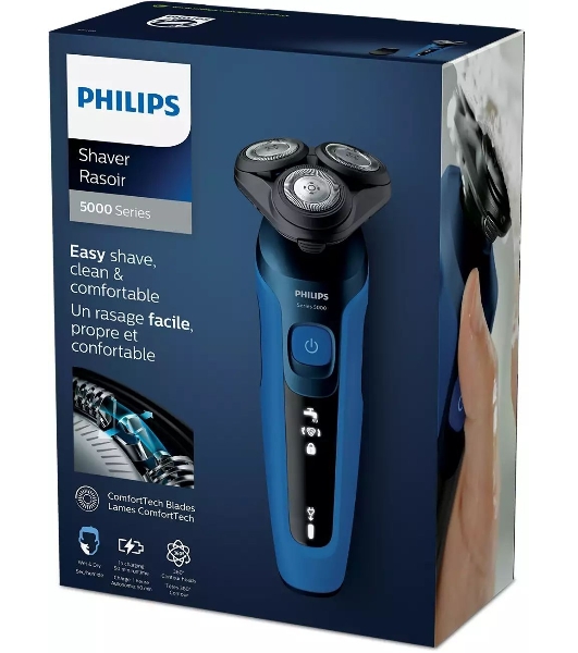 Электробритва роторная Philips S5466/17 питан.:элек.сеть/аккум. синий
