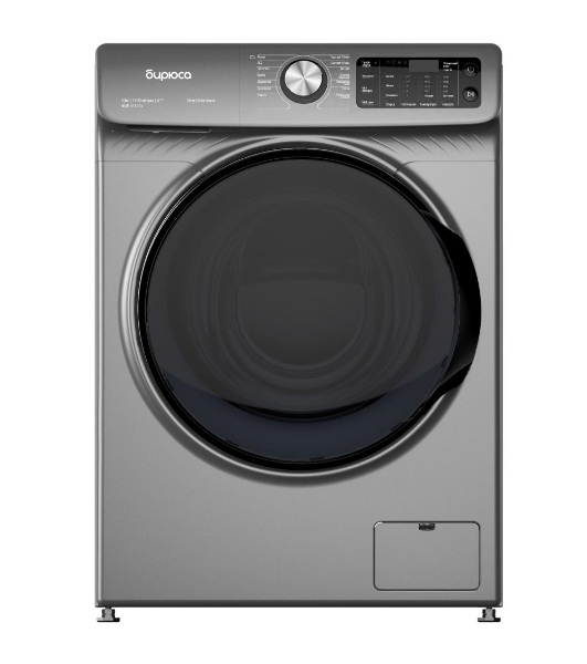 Стиральная машина Бирюса WM-SBM1014/15 M Металлик, загрузка фронтальная 10 кг, 1400 об/мин, класс А+++