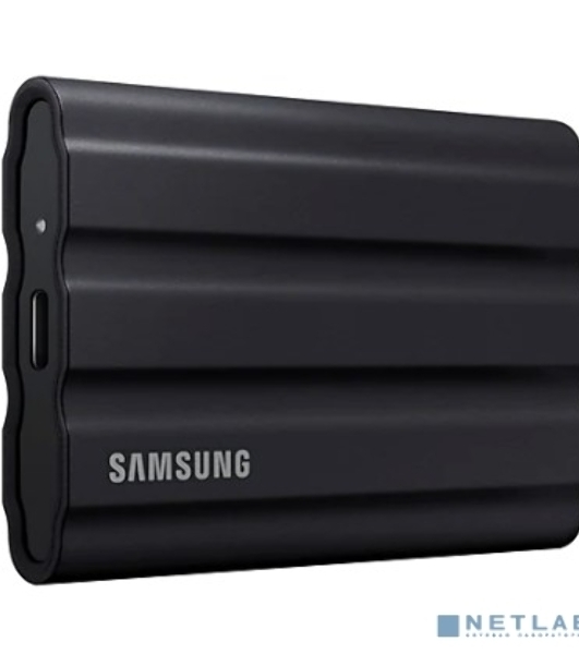 Внешний SSD Samsung T7 Shield, 2TB, USB 3.2 Gen 2 Type-C, R/W 1050/1000, черный