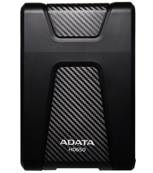 Внешний HDD 2.5' ADATA HD650, 1TB, USB 3.2 Gen 1 Type-A, 5400 rpm, черный