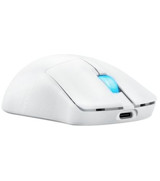 Мышь беспроводная ASUS ROG Harpe Ace Mini белый, 42000 dpi, радиоканал, Bluetooth, USB, кнопки - 5
