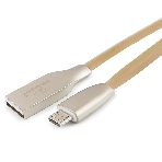 Кабель USB2.0 Cablexpert CC-G-mUSB01Gd-1M, AM/microB, серия Gold, длина 1м, золотой, блистер, фото 1