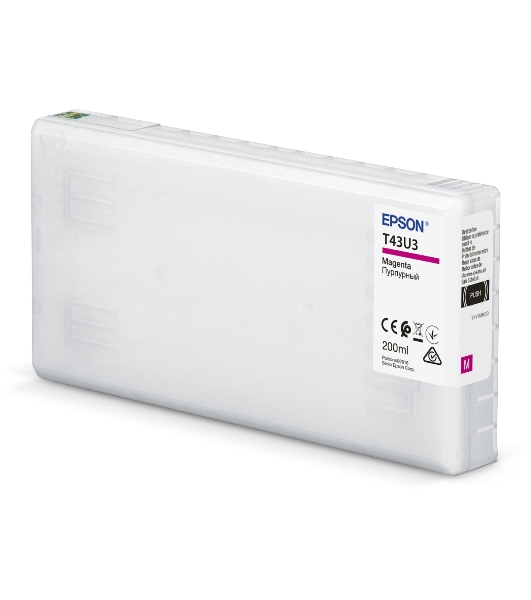 Картридж струйный Epson T43U (C13T43U340) пурпурный (200 мл) для SureLab SL-D800