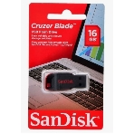 Флешка USB Sandisk CZ50 Cruzer Blade (SDCZ50-016G-B35), 16Gb, USB 2.0, R/W 15/4, черный/красный, фото10