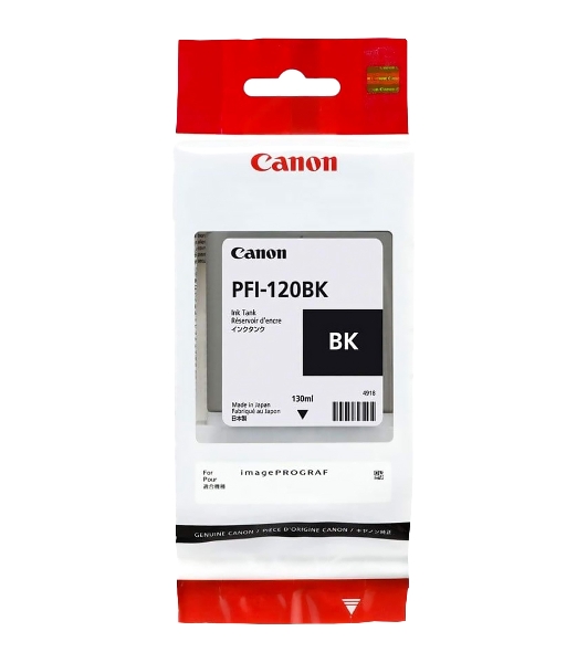 Картридж струйный Canon PFI-120 BK 2885C001 черный (130 мл) для Canon imagePROGRAF TM-200/205