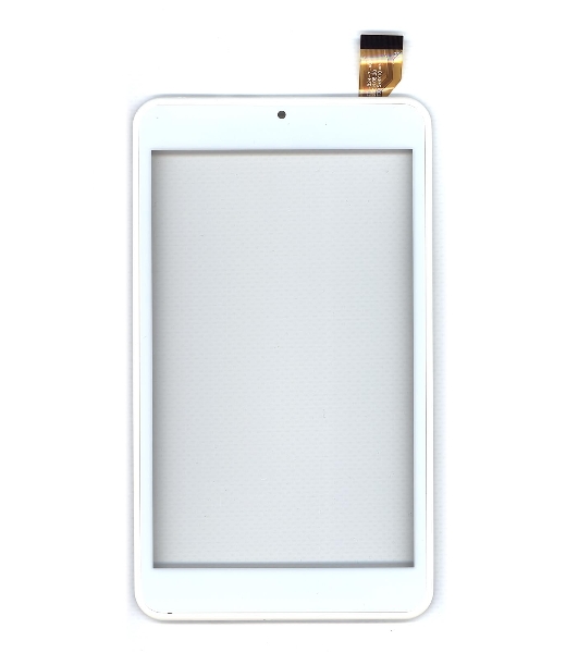 Сенсорное стекло (тачскрин) для Евросеть E-TAB 7.11, белое с рамкой