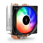 Кулер ExeGate Wizard EXX600-PWM.FRGb (Al+Cu, 6 тепл.трубки, LGA775/1150/1151/1155/1156/1200/1700/1851/AM2/AM2+/AM3/AM3+/AM4/AM5/FM1/FM2/754/939/940, TDP 180W, Fan 120мм PWM, 800-2400RPM, Hydro bearing, 4pin, 11-24db, 540г, FRGb подсветка, с термопастой, на защелках, Color Box), фото20