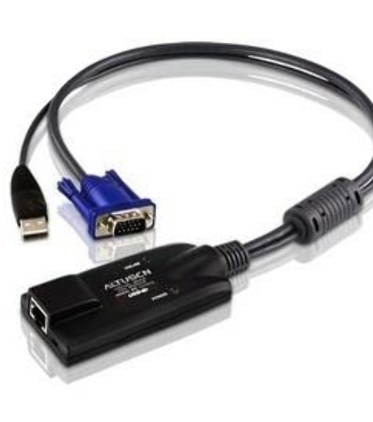 Модуль удлинителя VGA+K/M USB ATEN (KA7570-AX) 40 метр., 1xUTP Cat5e, для подкл. комп. к перекл. KH15xxA/KH15xxAi/KL15xxA/KL15xxAi/KH25xxA, макс.разр