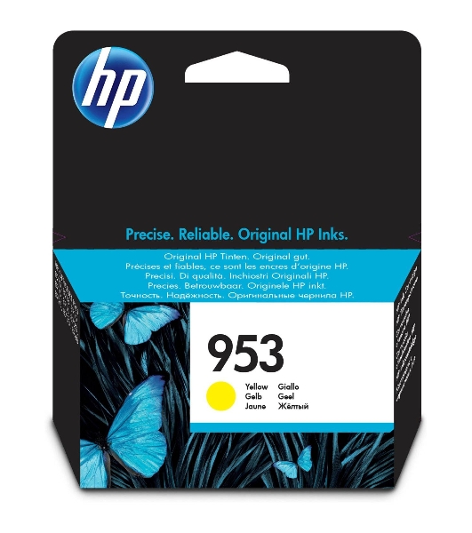 Картридж струйный HP 953 F6U14AE желтый для HP OJP 8710/8715/8720/8730/8210/8725 (700 стр.)