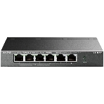 Коммутатор TP-Link 4-port 10/100Mbps Unmanaged PoE+ Switch with 2 10/100Mbps uplink ports, meta case, desktop mount, 4 802.3af/at compliant PoE+ port, 2 10/100Mbps uplink ports, DIP switches for Extend mode, Isolation mode and Priority mode, up to 250m PoE power supply, фото11