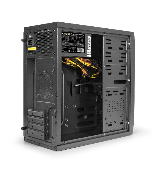 Компьютерный корпус Minitower ExeGate mEVO-7807-XP400 (mATX, БП XP400 с вент. 12см, 1*USB+1*USB 3.0, черный, 1 вент. 12см с RGb подсветкой)