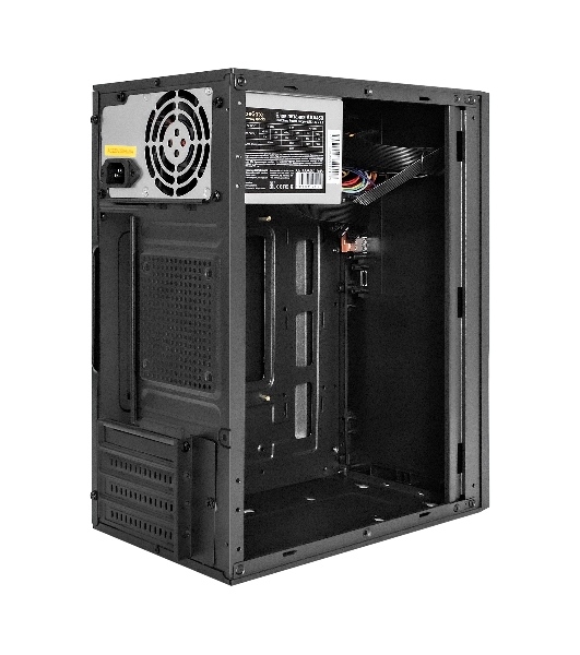 Компьютерный корпус Minitower ExeGate BAA-308U2 (mATX, без БП, 1хUSB/2хUSB 3.0, HD Audio, черный)