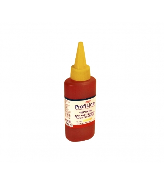 Чернила PL-CLI-426/526 для принтеров Canon iP4820/iP4840/iP4850/iP4870/MG6120/MG6140/MG6150/MG6170/MG8120/MG8140/MG8150/MG8170 Yellow водн 100 мл ProfiLine