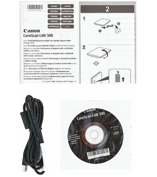 Планшетный сканер Canon CanoScan LiDE 300 (Hi-Speed USB 2.0, A4/Letter (216 x 297 мм), 2400 x 4800 точек на дюйм)