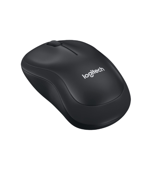 Мышь беспроводная Logitech B220 Silent черный, 1000 dpi, радиоканал, USB, кнопки - 3
