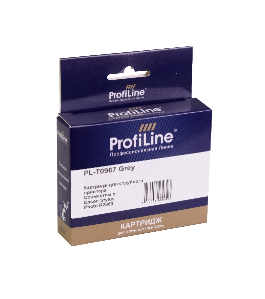 Картридж струйный ProfiLine PL-T0967 для принтеров Epson Stylus Photo R2880 с чернилами Grey 11,4 мл