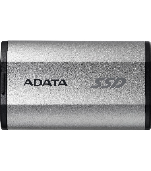 Внешний SSD ADATA SD810, 4Tb, USB 3.2 Gen 2x2 Type-C, R/W 2000/2000, серебристый