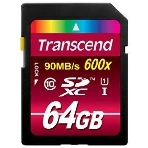 Флеш карта SDXC 64Gb Class10 Transcend TS64GSDXC10U1 BULK w/o adapter, фото3