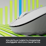 Мышь беспроводная Logitech Signature M650 L белый, 4000 dpi, радиоканал, Bluetooth, USB, кнопки - 5, фото21