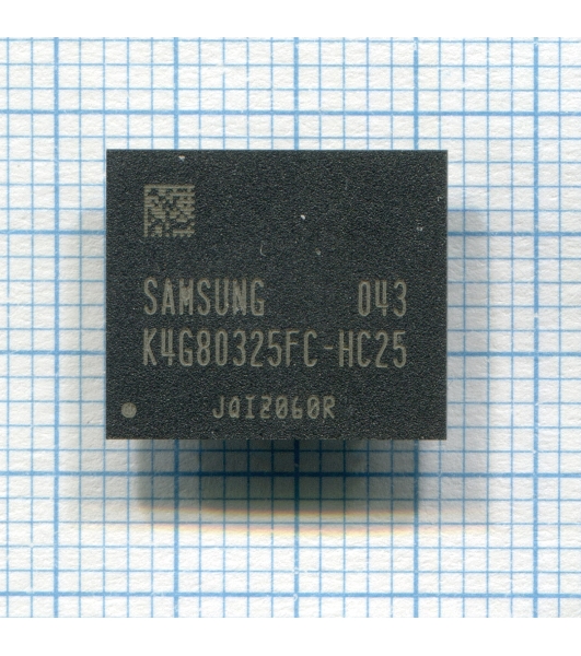 Видеопамять GDDR5 1Gb Samsung K4G80325FC-HC25