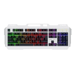 Клавиатура Gembird KB-G710M-S проводная, USB Type-A, чёрный/серебристый, фото12