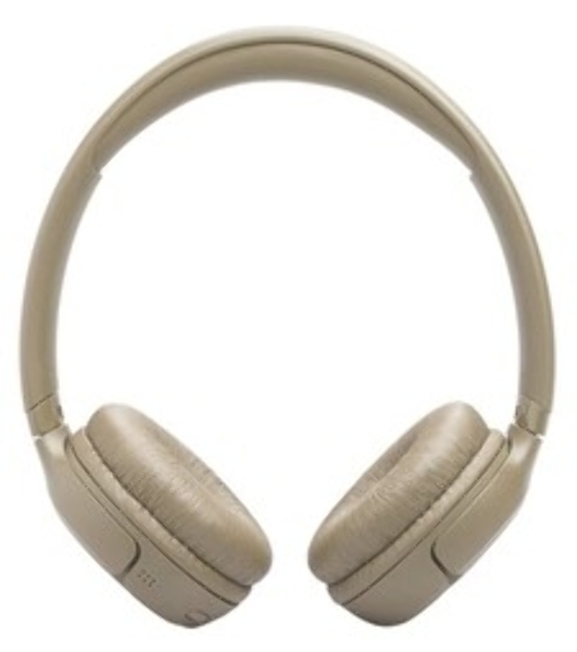 Беспроводные наушники JBL Tune 530BT бежевый, накладные, Bluetooth, складная конструкция
