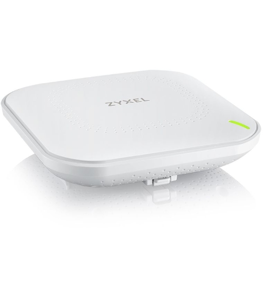 Гибридная точка доступа Zyxel NebulaFlex NWA50AX, WiFi 6, 802.11a/b/g/n/ac/ax (2,4 и 5 ГГц), MU-MIMO, антенны 2x2, до 575+1200 Мбит/с, 1xLAN GE, PoE, без поддержки Captive portal и WPA-Enterprise, защ