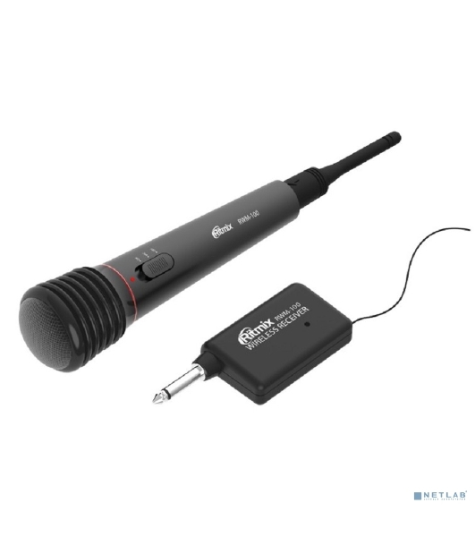 Микрофон Ritmix RWM-100 черный