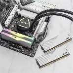 Оперативная память XPG Lancer, DDR5, 32Gb (2x16Gb), 6000MHz, CL30, DIMM, с радиаторами, RGB, белый, фото2