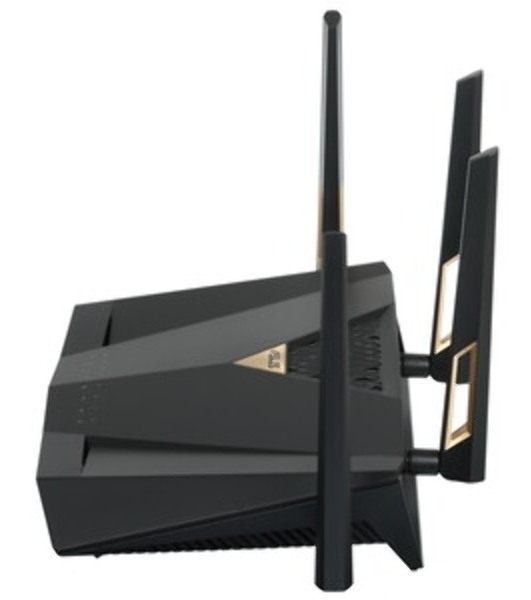 Маршрутизатор ASUS RT-BE88U, черный/желтый, 90IG08V0-MO3N0V