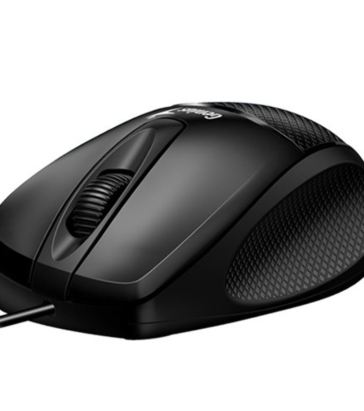 Мышь проводная Genius DX-150X черный, 1000 dpi, USB, кнопки - 3